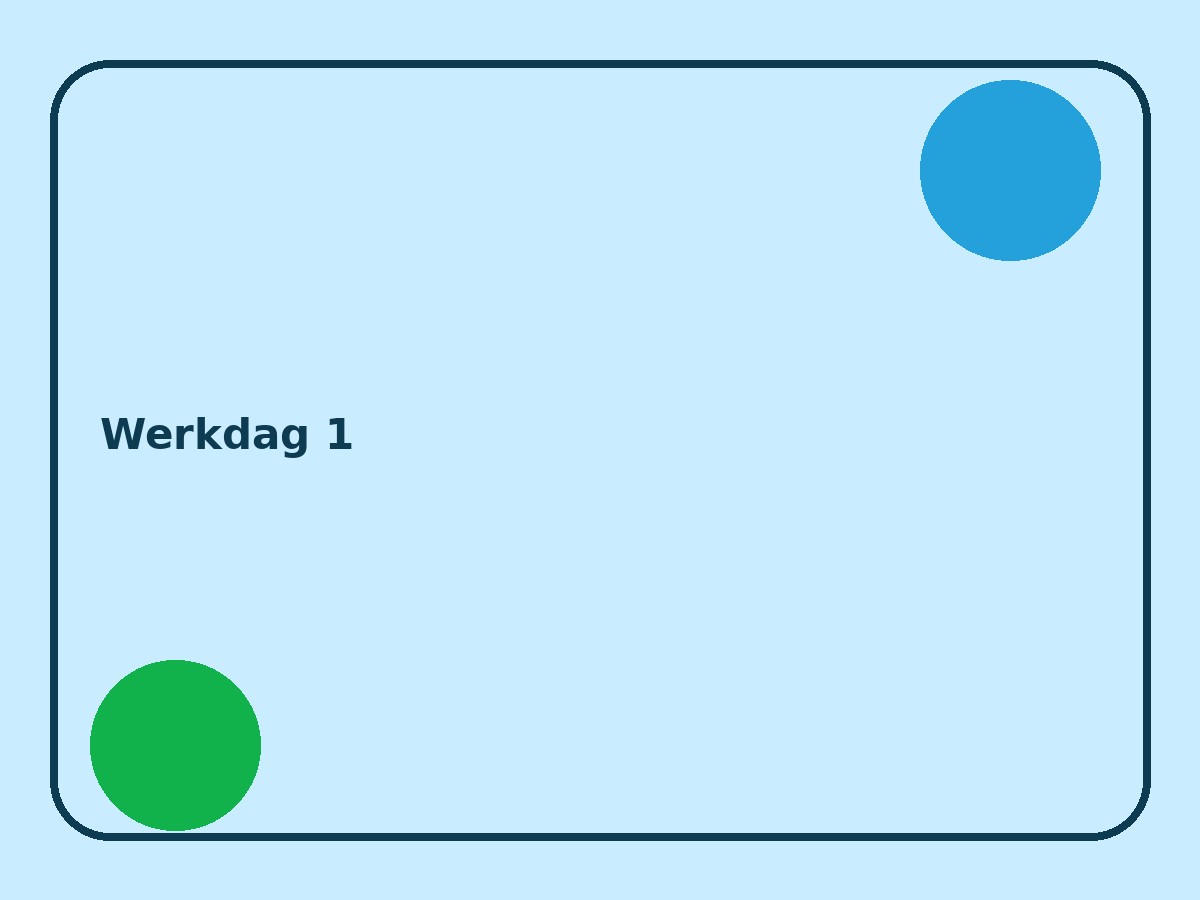 Werkdag sfeer 1