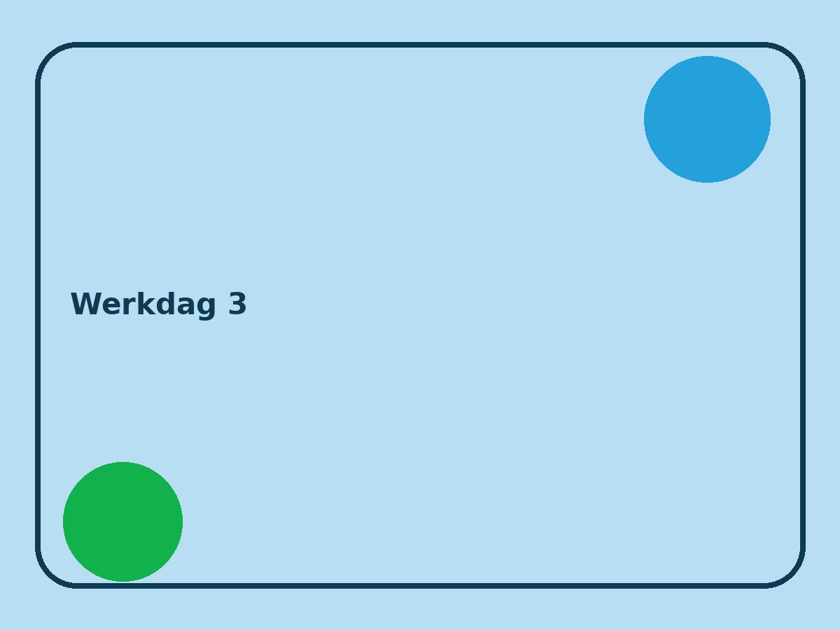 Werkdag sfeer 3