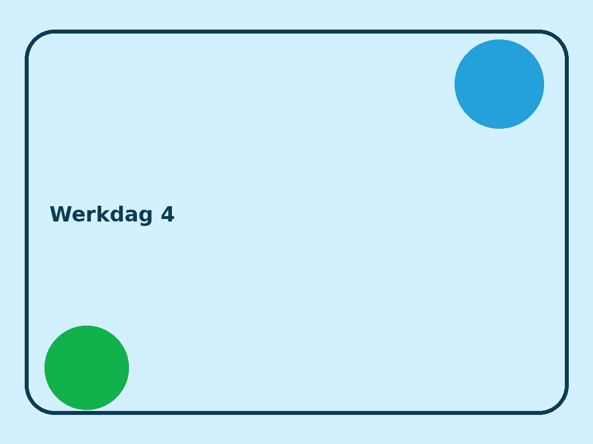 Werkdag sfeer 4