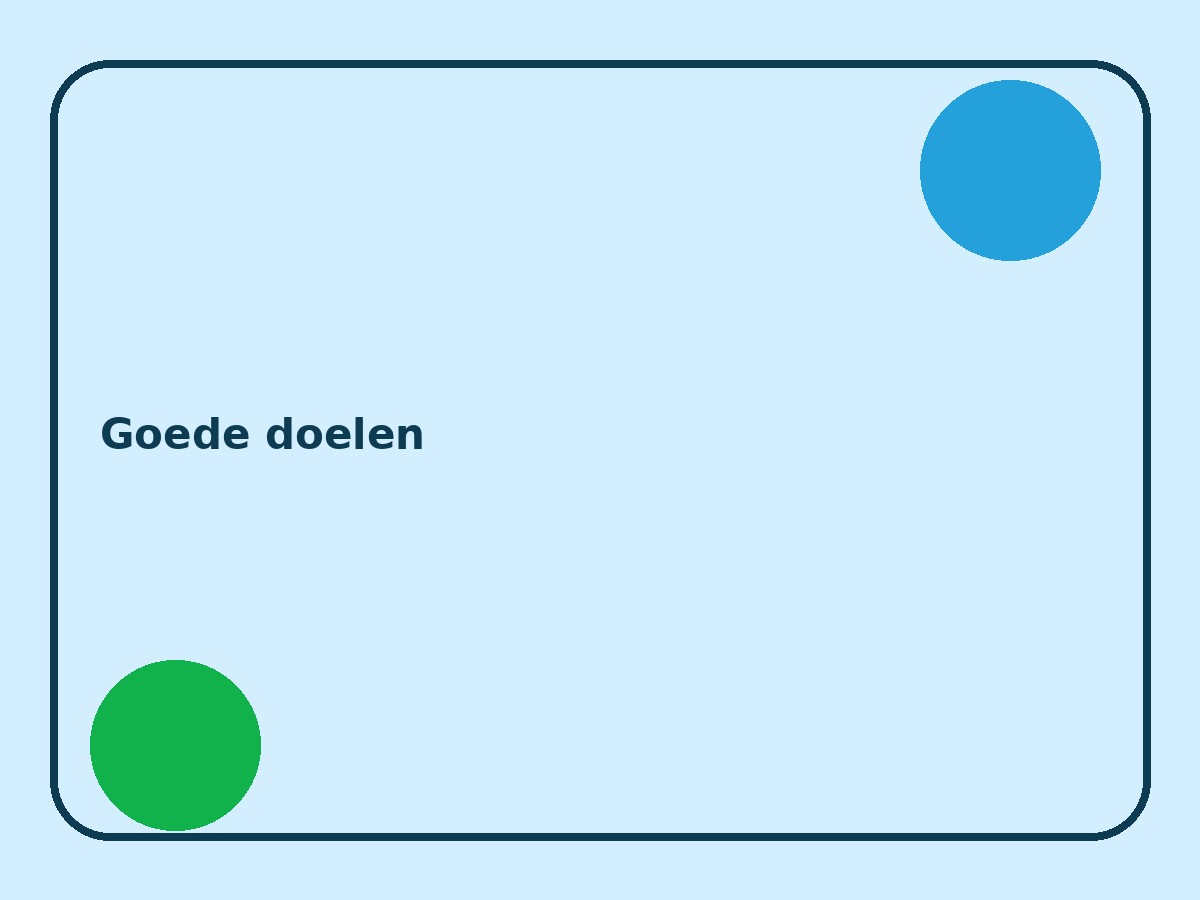 Goede doelen werving